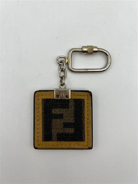 fendi vintage keychain|fendi luggage keyring.